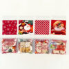 Набір новорічних пакетиків «Merry Christmas» з клейкою стрічкою, 10*10 см + 3 см 19540